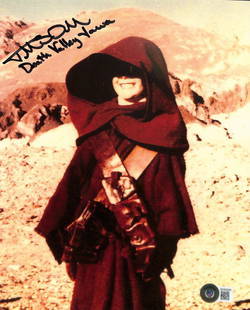 Tim Donaldson Signed Star Wars Jawa 8x10 Photo Beckett Certified: Tim Donaldson Signed Star Wars Jawa 8x10 Photo Beckett Certified This is an autographed 8x10 photograph signed by Tim Donaldson, who portrayed a Jawa in the original Star Wars film. The signature is i