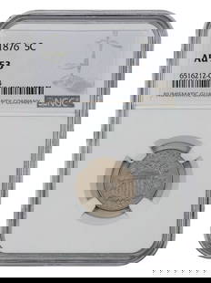 1876 Shield Nickel NGC AU53 Better Date Coin: 1876 Shield Nickel NGC AU53 Better Date Coin This 1876 Shield Nickel, graded AU53 by NGC, represents a significant addition for collectors of historical coins. This circulated nickel hails from the Ph
