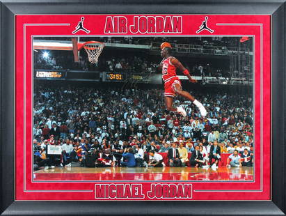 Michael Jordan Signed 24x36 Framed Bulls Poster JSA Certified: Michael Jordan Signed 24x36 Framed Bulls Poster JSA Certified Celebrate the legacy of Michael Jordan with this authentic 24x36 framed poster. Personally signed by the basketball icon himself, this stu