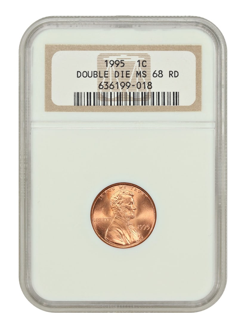 1995 Lincoln Cent MS68RD NGC Doubled Die Obverse DDO Uncirculated: 1995 Lincoln Cent MS68RD NGC Doubled Die Obverse DDO Uncirculated This 1995 Lincoln Cent, graded MS68RD by NGC, is an exceptional example of a modern DDO (Doubled Die Obverse) coin. The high-quality s