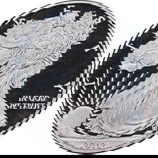 2012-S Silver American Eagle NGC PF70 UCAM Coin & Currency Set: 2012-S Silver American Eagle NGC PF70 UCAM Coin & Currency Set This 2012-S Silver American Eagle is a stunning addition to any collection. It features a perfect grade of PF70 Ultra Cameo from NGC, ens