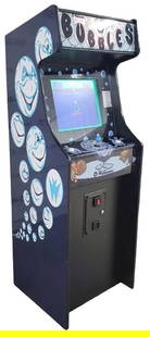 Rare 1982 Williams Bubbles Arcade Machine Classic Retro Game: Rare 1982 Williams Bubbles Arcade Machine Classic Retro Game Introducing the Bubbles Arcade Machine by Williams, a classic gem from 1982 in excellent condition. This well-maintained machine features e