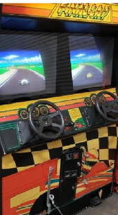 Atari Final Lap Arcade Machine 1987 Rare 2 Player Stand-Up Racing Game: Atari Final Lap Arcade Machine 1987 Rare 2 Player Stand-Up Racing Game Experience the thrill of arcade racing with the FINAL LAP ARCADE MACHINE by NAMCO, a classic from 1987. This stand-up arcade game