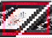 Michael Jordan Signed Tegata Handprint Framed Display 21.5 x 29 UDA COA