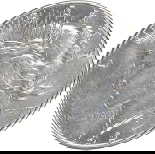 1927-S Peace Silver Dollar AU Uncertified by Anthony de Francisci: 1927-S Peace Silver Dollar AU Uncertified by Anthony de Francisci This 1927-S Peace Silver Dollar is a remarkable piece of numismatic history. It features the iconic Peace design by Anthony de Francis