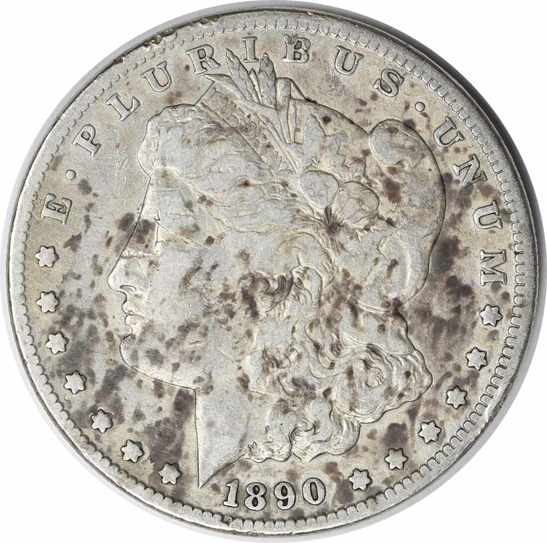 1890-CC Morgan Silver Dollar VG Uncertified 90% Silver Coin: 1890-CC Morgan Silver Dollar VG Uncertified 90% Silver Coin This 1890-CC Morgan Silver Dollar is a notable piece from the Carson City mint, characterized by its VG (Very Good) grade. Struck in 90% sil