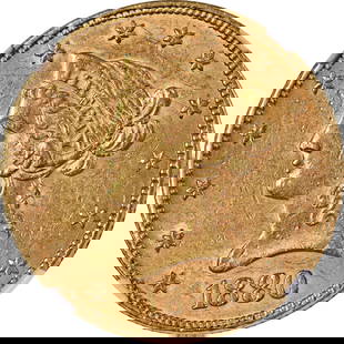 1880-P Liberty Gold $10 Coin NGC AU58 Philadelphia Mint: 1880-P Liberty Gold $10 Coin NGC AU58 Philadelphia Mint This 1880-P Liberty Gold $10 coin, certified by NGC with a grade of AU58, showcases nice eye appeal and an impressive strike. Minted in Philadel