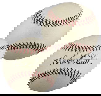 Babe Ruth Signed Yankees Baseball PSA/DNA Authenticated Graded 7.5: Babe Ruth Signed Yankees Baseball PSA/DNA Authenticated Graded 7.5 This authentic baseball is a remarkable collectible signed by the legendary Babe Ruth of the New York Yankees. Graded at 7 with an ov