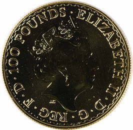 2021 Gold Britannia 100 Pounds Coin Uncertified BU