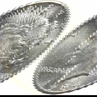 1924-S Peace Silver Dollar Choice BU Uncertified Silver Coin: 1924-S Peace Silver Dollar Choice BU Uncertified Silver Coin This 1924-S Peace Silver Dollar is a stunning example of American coinage, featuring a classic design that symbolizes peace. It is in uncir