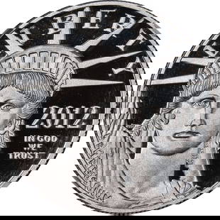 2012-W Platinum American Eagle $100 NGC PF70 Ultra Cameo Coin: 2012-W Platinum American Eagle $100 NGC PF70 Ultra Cameo Coin This 2012-W Platinum American Eagle $100 coin is graded PF70 Ultra Cameo by NGC, ensuring its top-tier quality. It is composed of pure pla