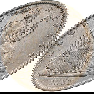 1861-O Seated Half Dollar Silver Nice AU+ Strong Eye Appeal: 1861-O Seated Half Dollar Silver Nice AU+ Strong Eye Appeal This 1861-O Seated Half Dollar features a nice eye appeal and strong strike, classified as Nice AU+. It was minted in New Orleans and is mad