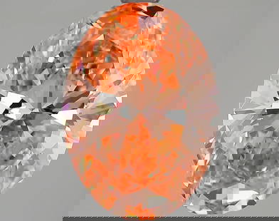 Loose Diamond - OVAL 3.02ct Fancy Vivid Orangey Pink VVS2: Loose Diamond - OVAL 3.02ct Fancy Vivid Orangey Pink VVS2 Source: This is a real non-mined Diamond that has been grown in a lab Shape: OVAL Carats: 3.02 Color: Fancy Vivid Orangey Pink Certification:
