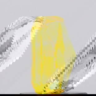 Loose Diamond - RADIANT 1.01ct Fancy Vivid Yellow VVS2: Loose Diamond - RADIANT 1.01ct Fancy Vivid Yellow VVS2 Source: This is a real non-mined Diamond that has been grown in a lab Shape: RADIANT Carats: 1.01 Color: Fancy Vivid Yellow Certification: IGI Vi