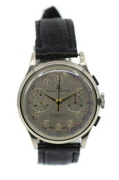 Baume & Mercier 38mm Chronograph Stainless Steel Wristwatch