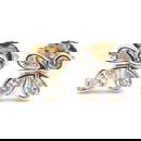 Tiffany Fleur-de-Lis Diamond Earrings in 18K Rose Gold 294021