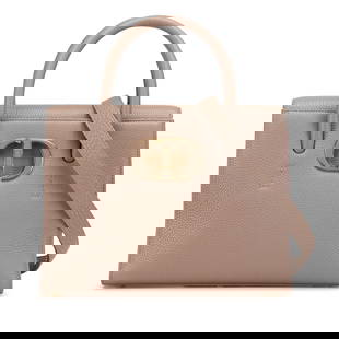 Dior Medium Grained Calfskin Saint Honore Leather Bag: Dior Medium Grained Calfskin Saint Honore Leather Bag The Dior Medium Grained Calfskin Saint Honore bag showcases a sophisticated leather construction with a stylish brown finish. It features rolled l