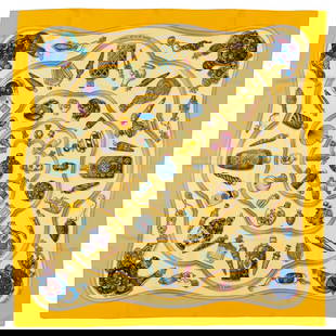 Hermes Qu' Importe Le Flacon Silk Twill Scarf 35 in: Hermes Qu' Importe Le Flacon Silk Twill Scarf 35 in Introduce a touch of elegance to your wardrobe with this exquisite Hermes Qu' Importe Le Flacon Silk Scarf. Crafted from luxurious silk twill, this