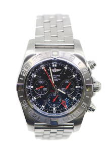 Breitling Chronomat AB0412 Automatic Stainless Steel Watch with Box and Papers: Breitling Chronomat AB0412 Automatic Stainless Steel Watch with Box and Papers The Breitling Chronomat AB0412 is a stunning wristwatch that combines functionality with style. Featuring a durable stain