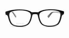 GUCCI GG0867OA 001 Black Rectangle Women's Eyeglasses with Authenticity
