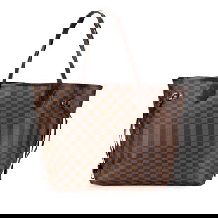 Louis Vuitton Damier Ebene Neverfull MM Tote Bag: Louis Vuitton Damier Ebene Neverfull MM Tote Bag The Louis Vuitton Damier Ebene Neverfull MM is a stylish and versatile tote crafted from durable damier ebene canvas, complemented by luxurious leather