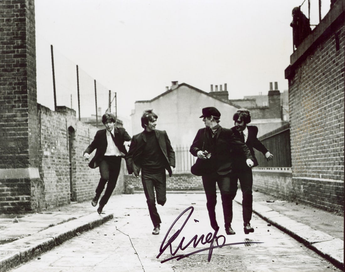 Ringo Starr The Beatles Signed 8x10 Photo JSA Authenticated: Ringo Starr The Beatles Signed 8x10 Photo JSA Authenticated This authentic black and white 8x10 photograph features the legendary Ringo Starr of The Beatles. Personally signed by Ringo Starr, this ite