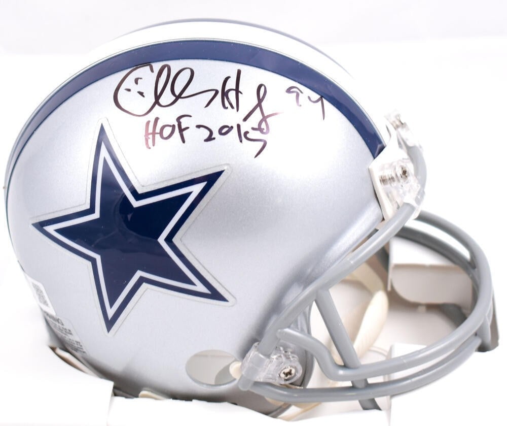 Charles Haley Autographed Dallas Cowboys Mini Helmet HOF Beckett Authentication: Charles Haley Autographed Dallas Cowboys Mini Helmet HOF Beckett Authentication Celebrate the legacy of Charles Haley with this autographed Dallas Cowboys mini helmet. This original Riddell football m