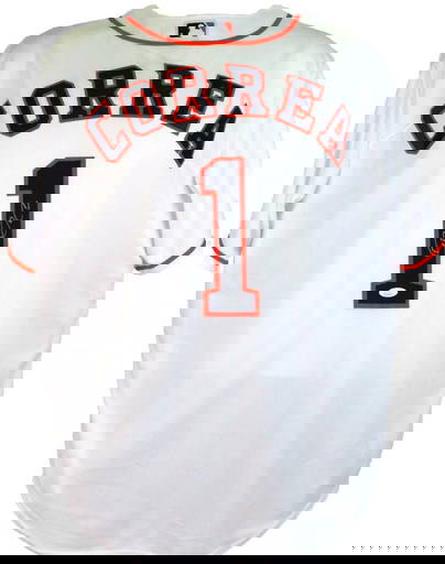 Carlos Correa 2012 Game Used Mlb Jersey Houston Astros