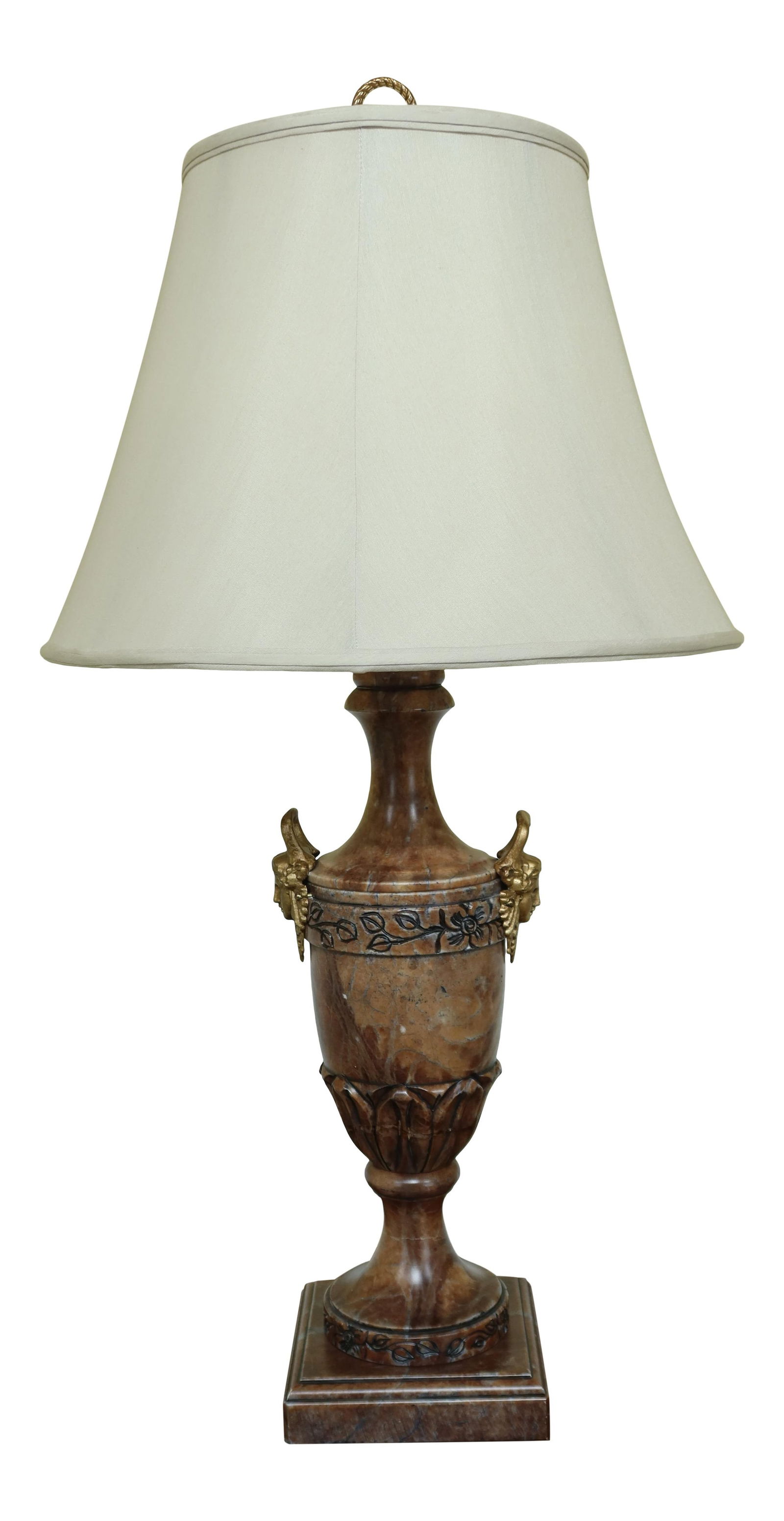 Frederick Cooper Classical Soapstone Table Lamp 38" with 19" Shade: Frederick Cooper Classical Soapstone Table Lamp 38" with 19" Shade This stunning Frederick Cooper table lamp features a large classical style design, expertly crafted from high-quality soapstone with