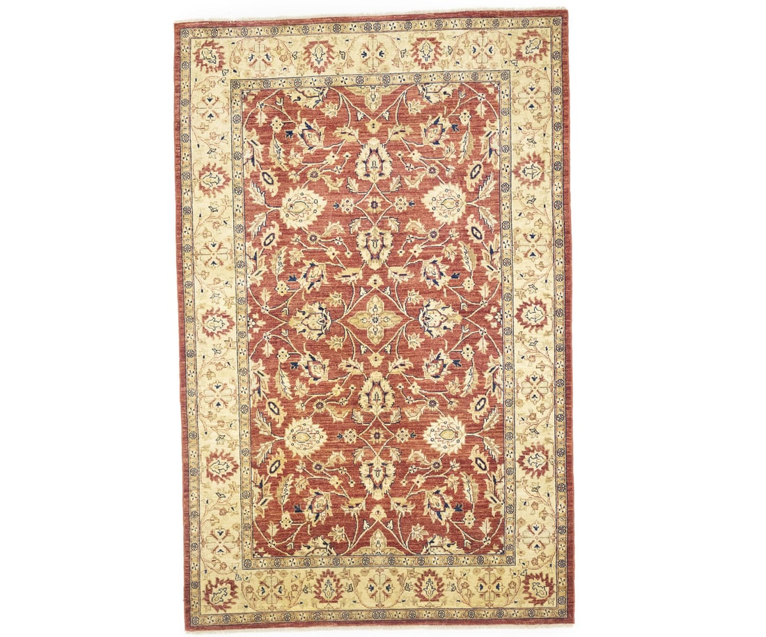 6x9 ft Hand-Knotted Oushak Floral Oriental Rug Wool Modern Decor: 6x9 ft Hand-Knotted Oushak Floral Oriental Rug Wool Modern Decor Enhance your space with this exquisite 6x9 ft hand-knotted Oushak Oriental rug, featuring a beautiful floral pattern in muted colors su