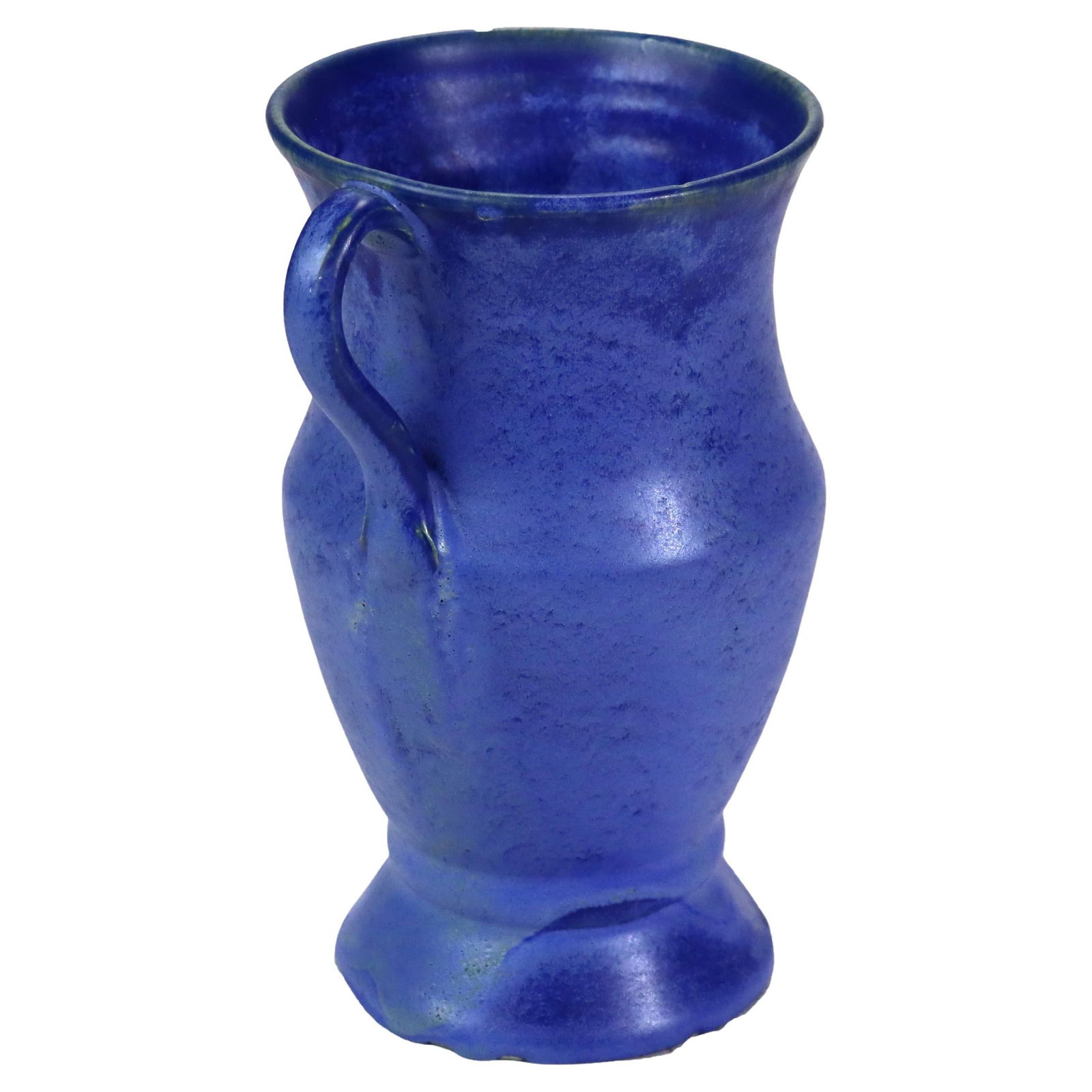 Antique Fulper Blue Art Pottery Vase C1925 Arts and Crafts Era: Antique Fulper Blue Art Pottery Vase C1925 Arts and Crafts Era Discover a stunning antique Fulper vase from circa 1925, beautifully showcasing the iconic blue glaze that Fulper Pottery is celebrated f