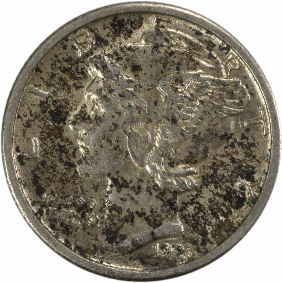 1923-S Mercury Dime AU Uncertified 90% Silver Coin by Weinman: 1923-S Mercury Dime AU Uncertified 90% Silver Coin by Weinman This 1923-S Mercury Silver Dime features an attractive AU grade and is a fine addition to any coin collection. Minted in San Francisco, th