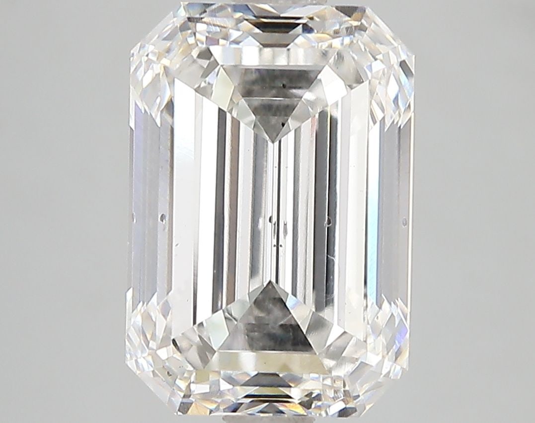 Loose Diamond - EMERALD 5.04ct F SI1: Loose Diamond - EMERALD 5.04ct F SI1 Source: This is a real non-mined Diamond that has been grown in a lab Shape: EMERALD Carats: 5.04 Color: F Clarity: SI1 Certification: IGI Video: