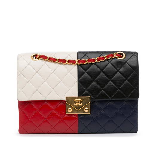 Chanel Grey Multicolor Nylon Reissue Flap Bag