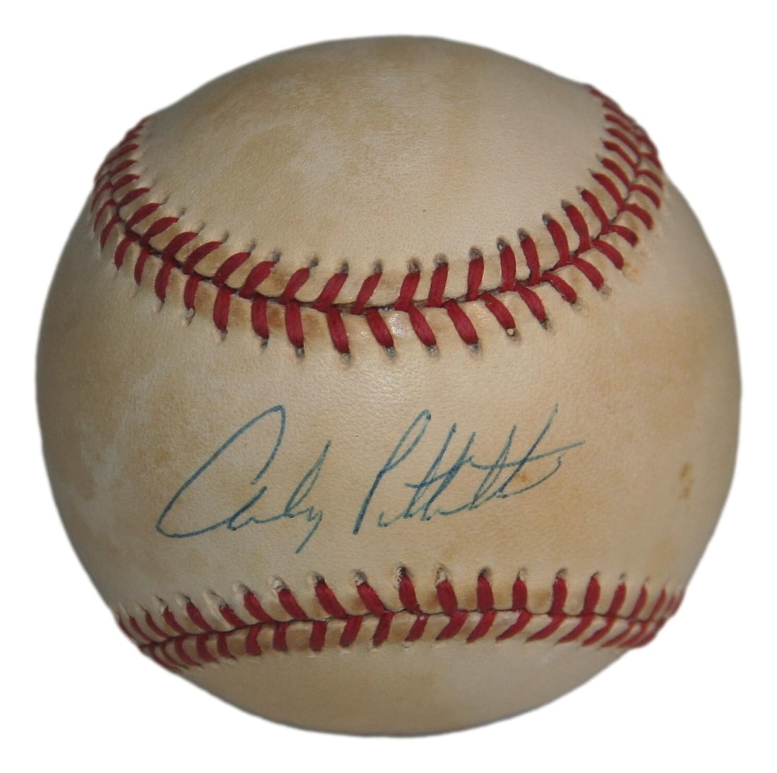 Andy Pettitte Signed Official AL Baseball PSA/DNA Yankees Autograph: Andy Pettitte Signed Official AL Baseball PSA/DNA Yankees Autograph This is an official American League baseball autographed by Andy Pettitte, a distinguished player for the New York Yankees. The sign