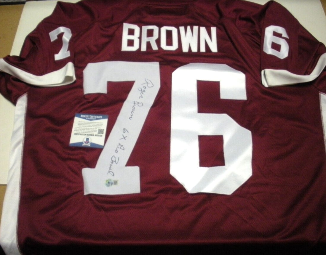 Roger Brown Signed Maryland State Hawks Nike Jersey JSA/COA: Roger Brown Signed Maryland State Hawks Nike Jersey JSA/COA This official licensed Nike jersey features the Maryland State Hawks and is signed by Roger Brown. A perfect collectible for fans, this jers