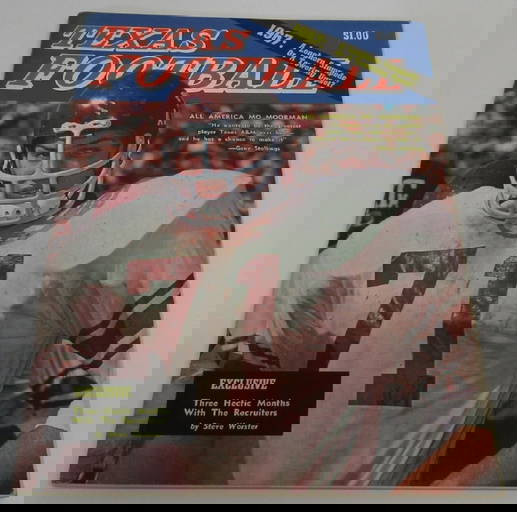 1969 Dave Campbell's Texas Football Annual Magazine James Street