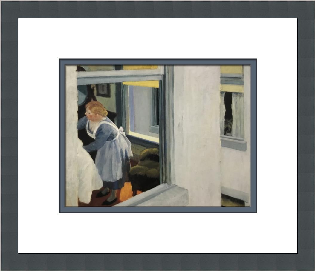Edward Hopper Apartment Houses Custom Framed Print 12 x 14 Figurative Art: Edward Hopper Apartment Houses Custom Framed Print 12 x 14 Figurative Art This custom framed print captures Edward Hopper's iconic work, "Apartment Houses," showcasing his mastery in figurative art re