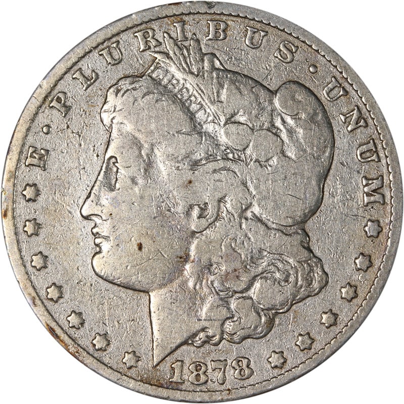 1878-CC Morgan Silver Dollar Circulated Silver Coin: 1878-CC Morgan Silver Dollar Circulated Silver Coin This 1878-CC Morgan Silver Dollar features a rich historical provenance, minted in Carson City. The coin is composed of silver and is classified as