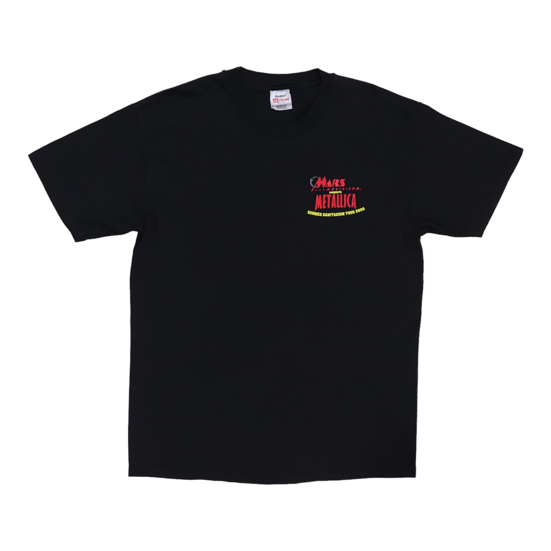 2000 Metallica Vintage Staff Tour Shirt Black Cotton: 2000 Metallica Vintage Staff Tour Shirt Black Cotton Original vintage 2000 Metallica Staff Tour Shirt, a true collector's item from the iconic band. This shirt features striking graphics on both the f