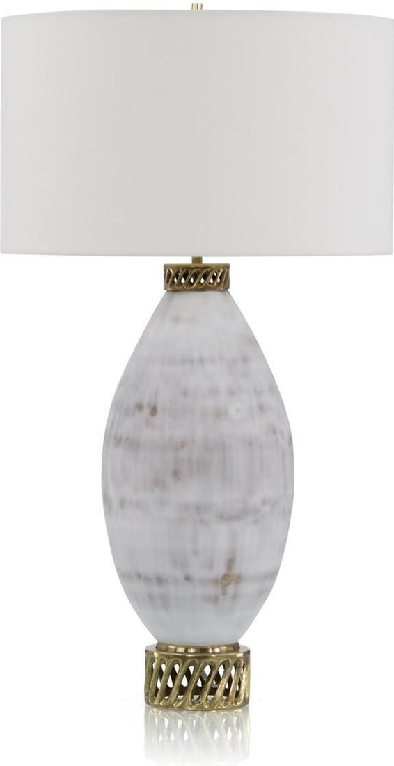 John-Richard White Marbled Table Lamp Regency Style: John-Richard White Marbled Table Lamp Regency Style Illuminate your space with this elegant Vintage Style Charm White Marbled Table Lamp. Designed in a classic Regency style, this exquisite lamp featu