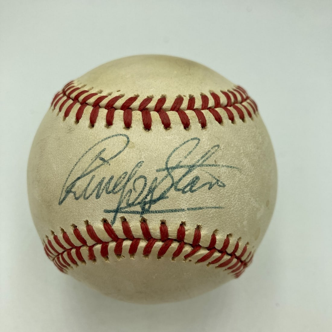 Ringo Starr Signed American League Baseball with JSA COA: Ringo Starr Signed American League Baseball with JSA COA This is an official American League baseball signed by Ringo Starr, the legendary drummer of The Beatles. His signature is beautifully inscribe