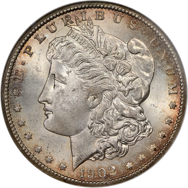 1902-S Morgan Silver Dollar NGC MS63 Uncirculated Stunning Eye Appeal: 1902-S Morgan Silver Dollar NGC MS63 Uncirculated Stunning Eye Appeal This stunning 1902-S Morgan Silver Dollar features superb eye appeal with a brilliant white finish. Certified by NGC with a grade 
