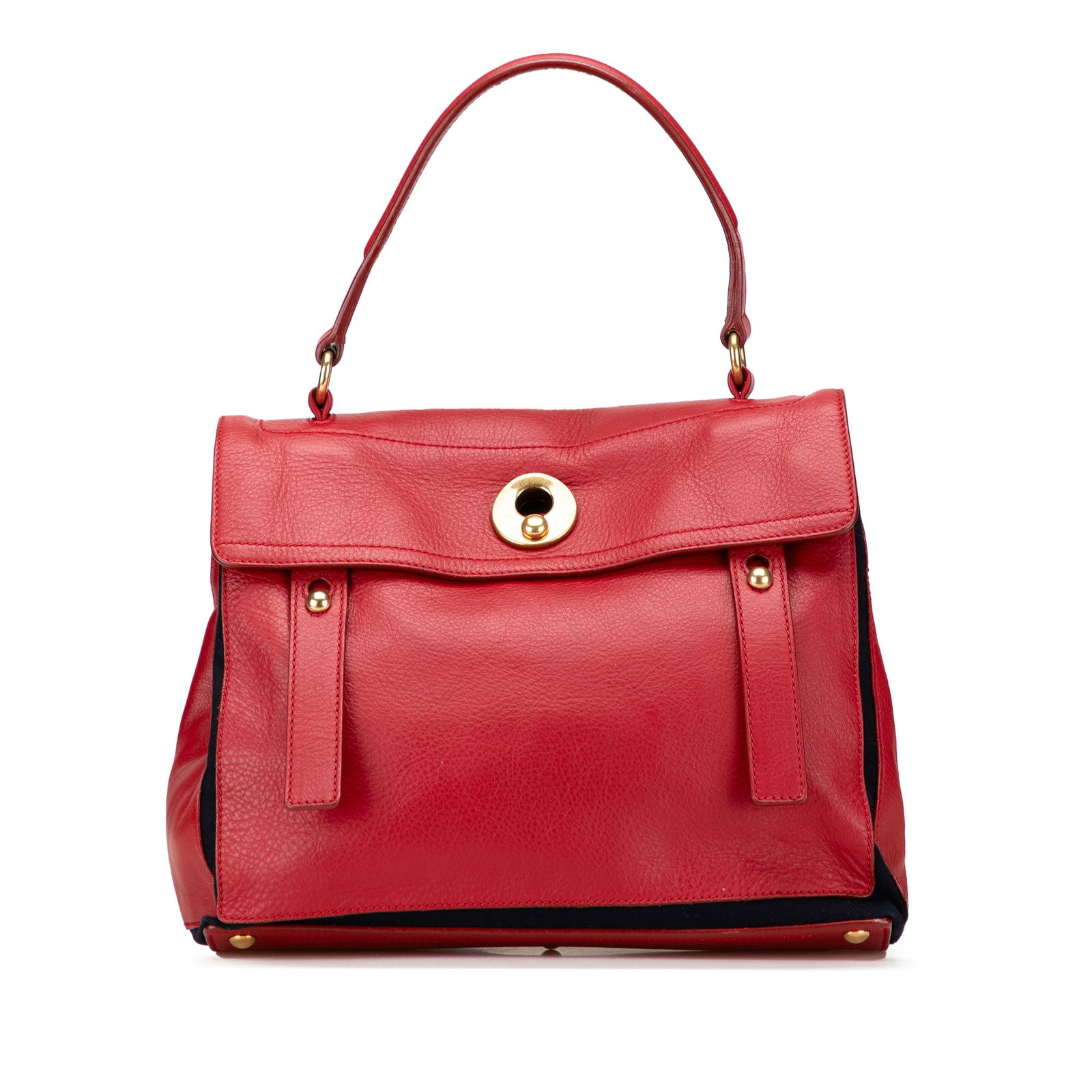Saint Laurent Medium Muse Two Handbag Red Leather Italy: Saint Laurent Medium Muse Two Handbag Red Leather Italy The Saint Laurent Medium Leather Muse Two Handbag is a stylish and functional accessory crafted from high-quality leather. It features a flat le