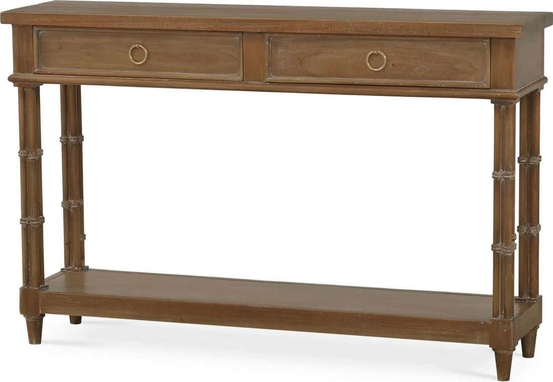 Bramble Farringdon Console Table Straw Wash Mahogany: Bramble Farringdon Console Table Straw Wash Mahogany Introducing the Farringdon Console Table in a charming Straw Wash finish, perfect for adding a touch of elegance to your space. Crafted from durabl