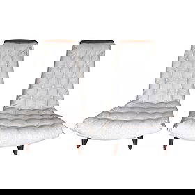 Mid-Century Modern Adrian Pearsall Gondola Chairs Set of 2: Mid-Century Modern Adrian Pearsall Gondola Chairs Set of 2 This exquisite pair of gondola club/lounge chairs, attributed to the esteemed designer Adrian Pearsall for Craft Associates, showcases the el