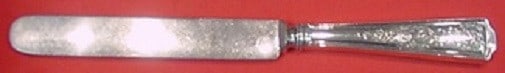 Frank Smith Lincoln K Engraved Sterling Silver Dinner Knife 9 3/4": Frank Smith Lincoln K Engraved Sterling Silver Dinner Knife 9 3/4" This exquisite dinner knife features the elegant Lincoln K Engraved pattern by renowned maker Frank Smith. Crafted from high-quality