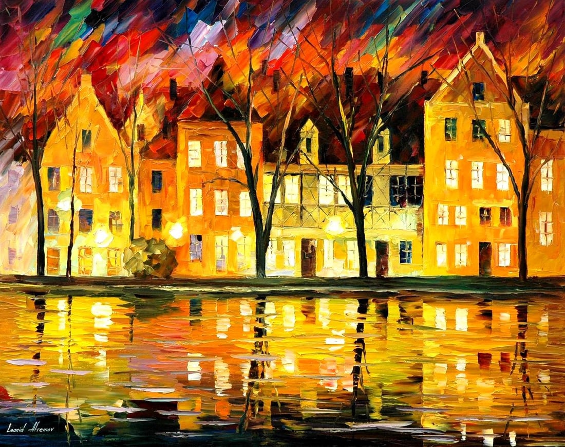 Autumn In Germany Limited Edition Giclee 1/25 by Leonid Afremov: Autumn In Germany Limited Edition Giclee 1/25 by Leonid Afremov "Autumn In Germany" is a stunning limited edition giclee artwork by renowned artist Leonid Afremov. This exquisite piece is hand-painted