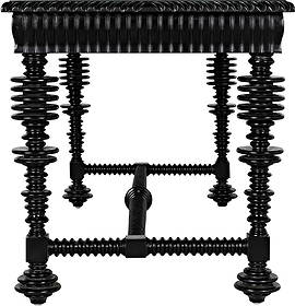 Elegant Portuguese Black Mahogany Desk with Brass Pulls: Elegant Portuguese Black Mahogany Desk with Brass Pulls This Timeless Black Mahogany Desk combines elegance with functionality, featuring a hand-rubbed black finish and decorative brass pulls. Designe