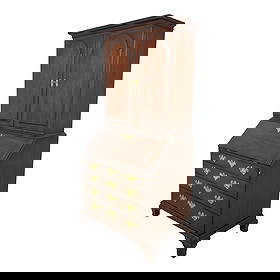 Kittinger Historic Newport HN-14 Mahogany Secretary Desk Reproduction: Kittinger Historic Newport HN-14 Mahogany Secretary Desk Reproduction Discover the elegance of the Kittinger Historic Newport HN-14 Mahogany Secretary Desk, a stunning piece crafted with high-quality